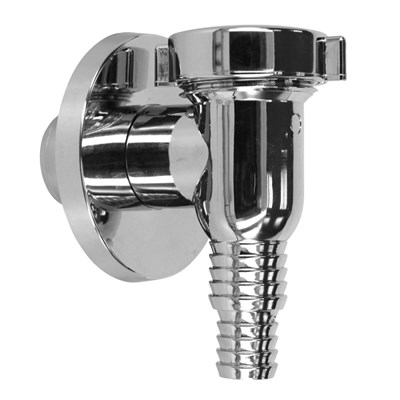 Клапан обратный для стиральной машины (пластик, хром), MP-У