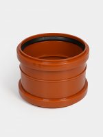 PP Муфта двухраструбная канализационная D160 ОРАНЖ КОНТУР