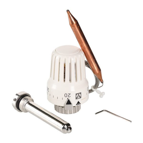 Термоголовка с погружным датчиком диап. Регул-ки 20-62С 2м.