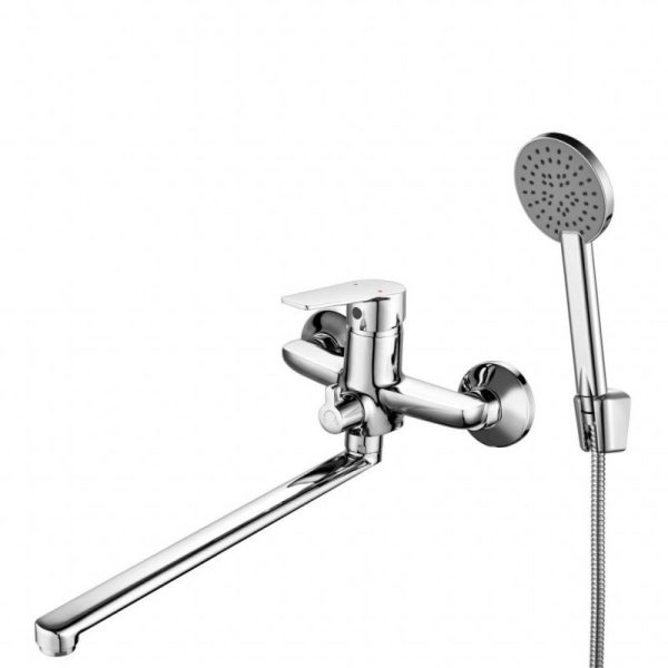 Смеситель д/ванны длин. излив GROSS AQUA 7121285C-35F Dyno