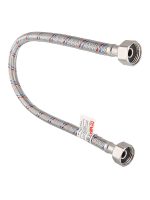 г/п для воды 1/2" 40см вн.-вн. Гайка-Н.сталь/ниппель-Н.сталь