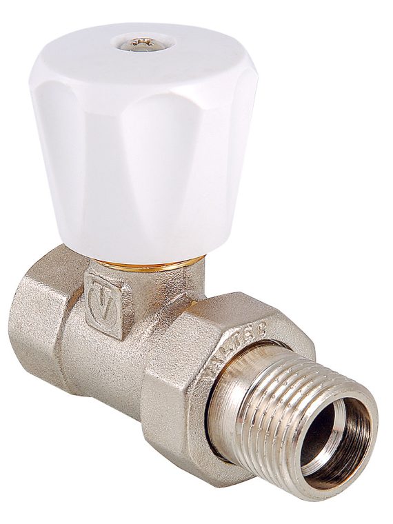 Клапан ручной VALTEC (компактный), для радиатора,прямой 3/4"