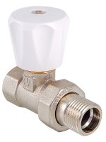 Клапан ручной VALTEC (компактный), для радиатора,прямой 1/2"