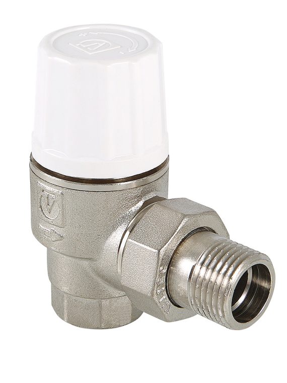 Клапан радиаторный VALTEC, повышенной пропускной спос-ти угловой, 1/2"
