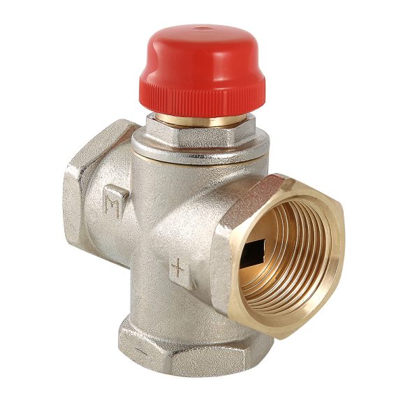 Клапан трехходовой VALTEC, смесительный 1" (с боковым смешиванием, без полного перекрытия)