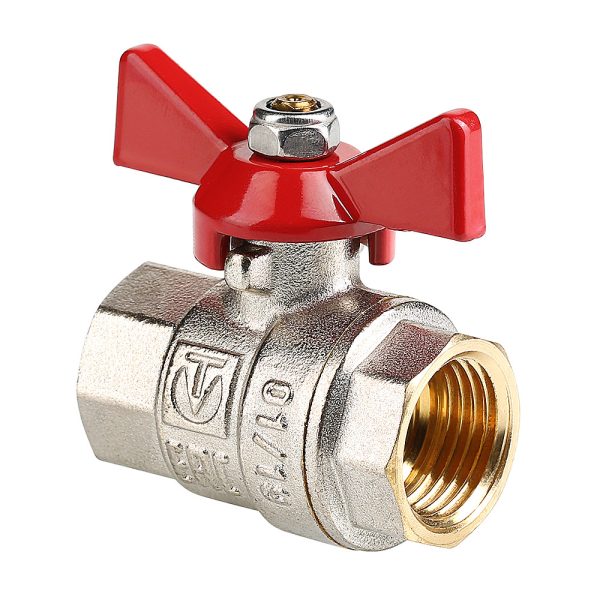 Кран шаровой VALTEC BASE, рукоятка бабочка 3/4" вн.-вн.