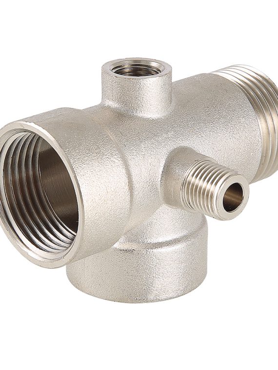 Пятиходовое соединение VALTEC, для насоса, 1"х80 мм