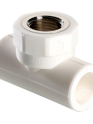 Тройник полипропиленовый VALTEC с переходом на вн. р. 25х3/4"