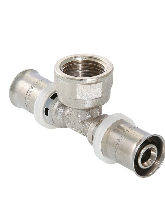 Тройник пресс вн. р. VALTEC 16х1/2"х16