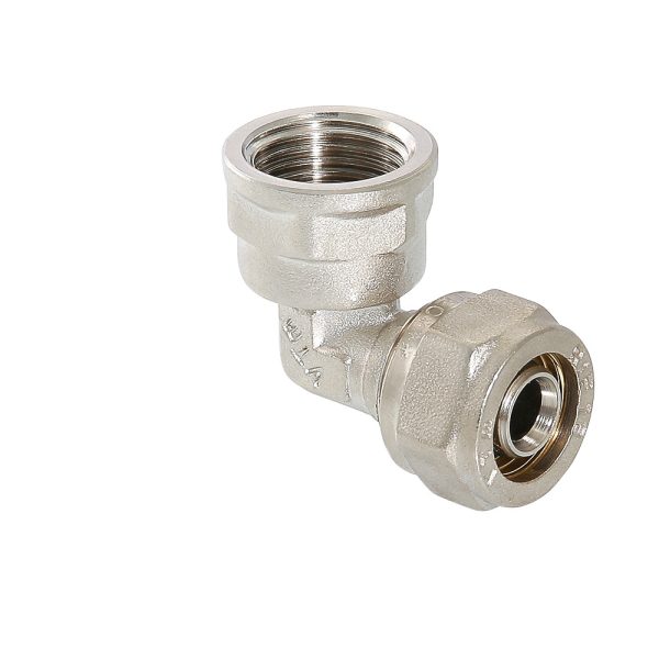 Угольник обжимной с переходом на вн. р. VALTEC 16х1/2"