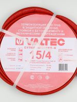 Теплоизоляция СУПЕР ПРОТЕКТ VALTEC, 28(4мм) бухта 10м КРАСНЫЙ