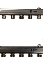 STOUT Коллектор из нержавеющей стали для радиаторной разводки 5 вых.