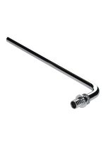 Угл. аксиальный фитинг VALTEC, с хром. латун. труб. с плавным поворотом короткий 16(2,2)х15 L 300 мм