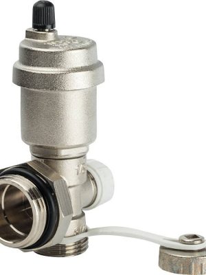 Регулируемый концевой фитинг с дренажным вентилем, автоматический воздухоотводчик 1" STOUT