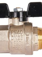 Кран шаровой полнопроходной, ВР/НР, ручка бабочка 1" STOUT