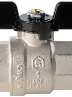 Кран шаровой полнопроходной, ВР/ВР, ручка бабочка 1" STOUT