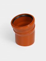 PP Отвод канализационный D 110х15 ОРАНЖ