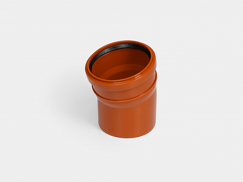 PP Отвод канализационный D 110х15 ОРАНЖ