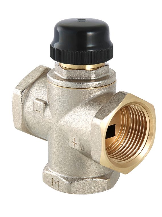 Клапан трехходовый VALTEC, смесительный 1" ( с центральным смешиванием)