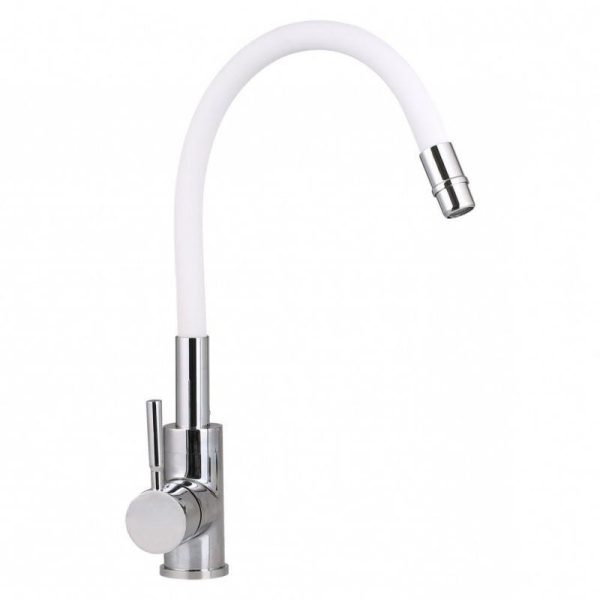 Смеситель д/кухни GROSS AQUA 3241508W ColorFlex с гибк. изл.