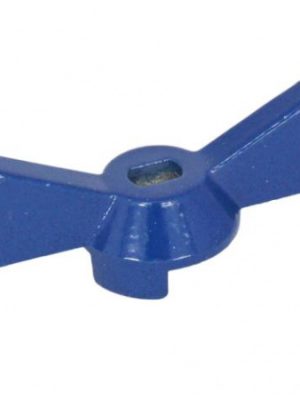 Ручка-бабочка усиленная, для крана СИНЯЯ, 1/2"-3/4", MP-У