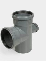 PP Крестовина однопл. канализационная  D110х110х50/90 СТАНДАРТ КОНТУР