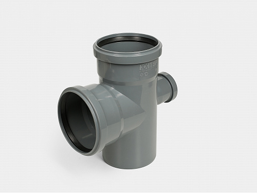 PP Крестовина однопл. канализационная  D110х110х50/90 СТАНДАРТ КОНТУР