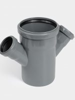 PP Крестовина канализационная одноплоскостная D110х50х50/45 СТАНДАРТ КОНТУР