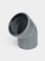 PP Отвод канализационный D 110х45 СТАНДАРТ КОНТУР