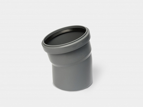 PP Отвод канализационный D 110х15 СТАНДАРТ КОНТУР