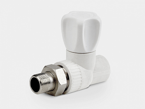 PPR Вентиль радиаторный прямой НР D25-3/4 КОНТУР