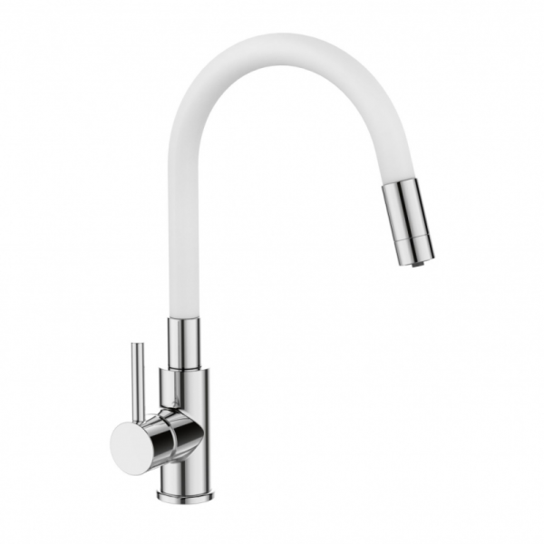 Смес. д/кухни с гибк. излив. c п. к ф/в GROSS AQUA 3245609W ColorflexPlus