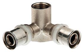 Водорозетка пресс проходная VALTEC 16х1/2"