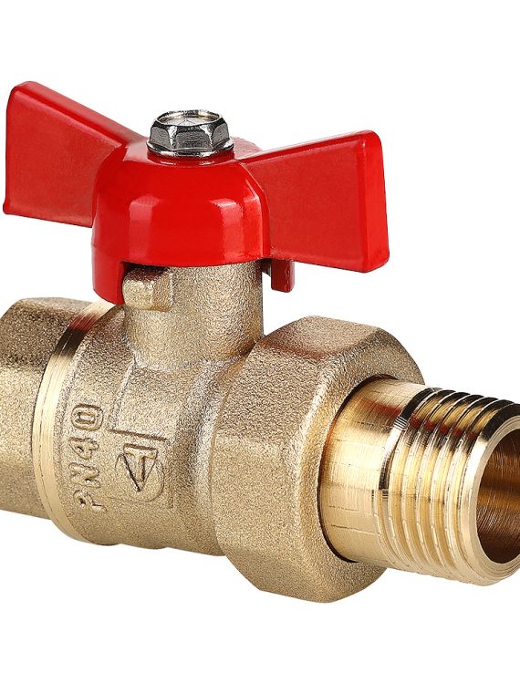 Кран шаровой VALTEC СТАНДАРТ с полусгоном 1/2", вн.-нар. (PN40)