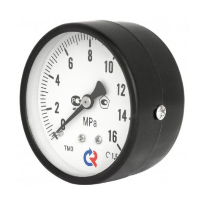 Манометр TM310T Dy 63 с задним подключением 1/4", 0-6 бар (кл. точн. 2,5)