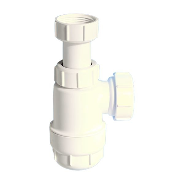 McAlpine Сифон бутылочный 1 1/4"'x32 мм без выпуска, выход компрессионный D=32 мм