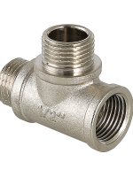 Тройник VALTEC с двумя переходами на нар. р. 3/4" вн.-нар.-нар.