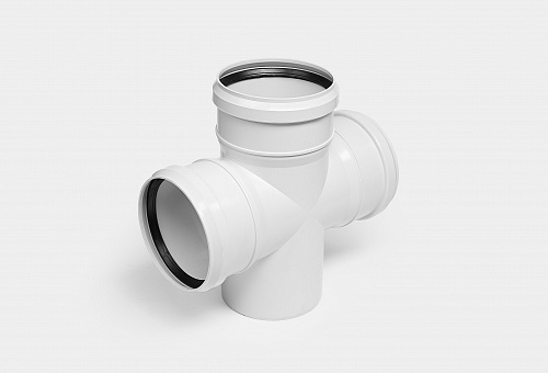 PP Крестовина канализационная одноплоскостная D110х110х110/90 УЮТ