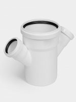 PP Крестовина канализационная одноплоскостная D110х50х50/45 УЮТ КОНТУР