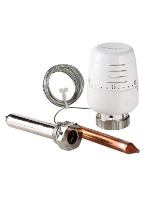 Термоголовка VALTEC с выносным погружным датчиком (диап. Регул-ки 20-60С) 2м.