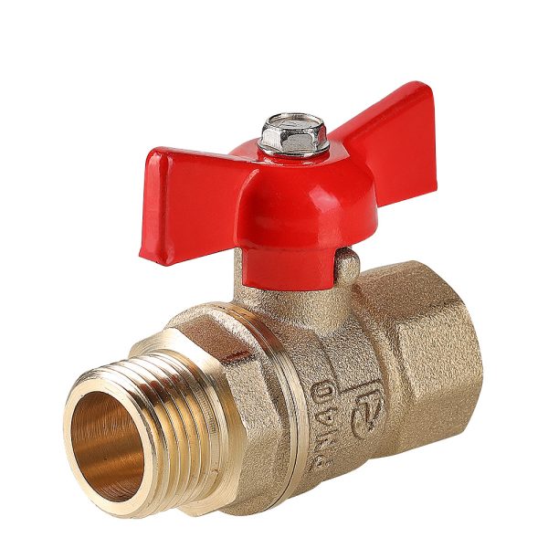 Кран шаровой VALTEC СТАНДАРТ, рукоятка бабочка 1/2", вн.-нар. (PN40)