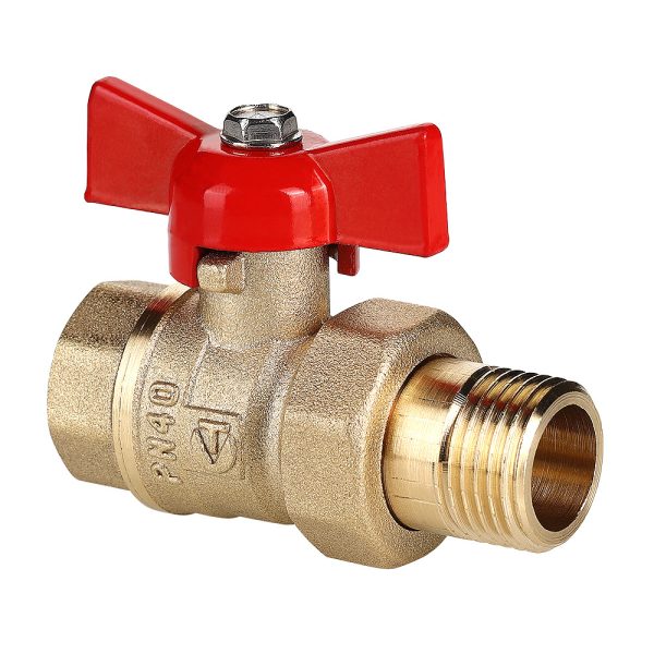 Кран шаровой VALTEC СТАНДАРТ с полусгоном 3/4", вн.-нар. (PN40)