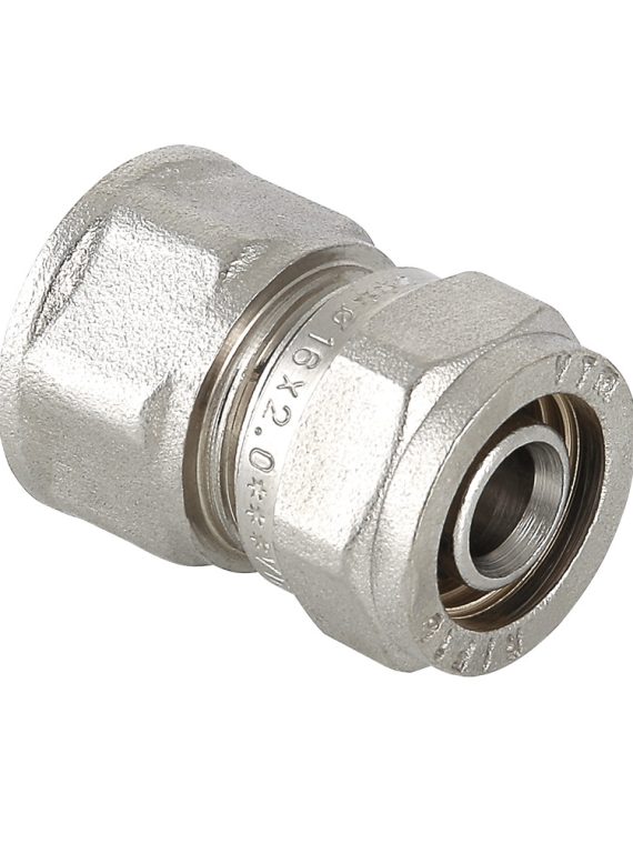 Соединитель обжимной вн. р. VALTEC 16х1/2"