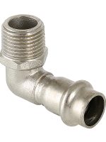 Угольник 90° нар.р VALTEC нержавеющая сталь 15х1/2"