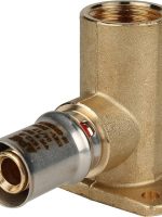 Угольник настен. с крепл. удлинённый 1/2х16 для металлопласт. труб прессовой STOUT