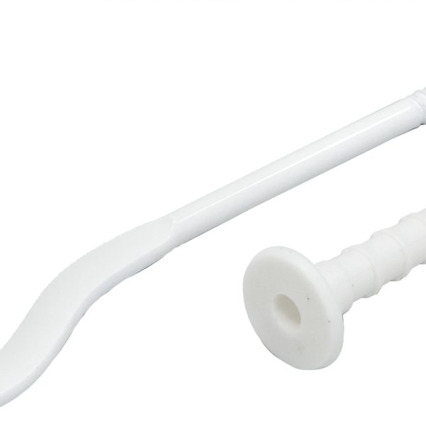 Кронштейн для радиатора с дюбелем белый (7*180 мм)