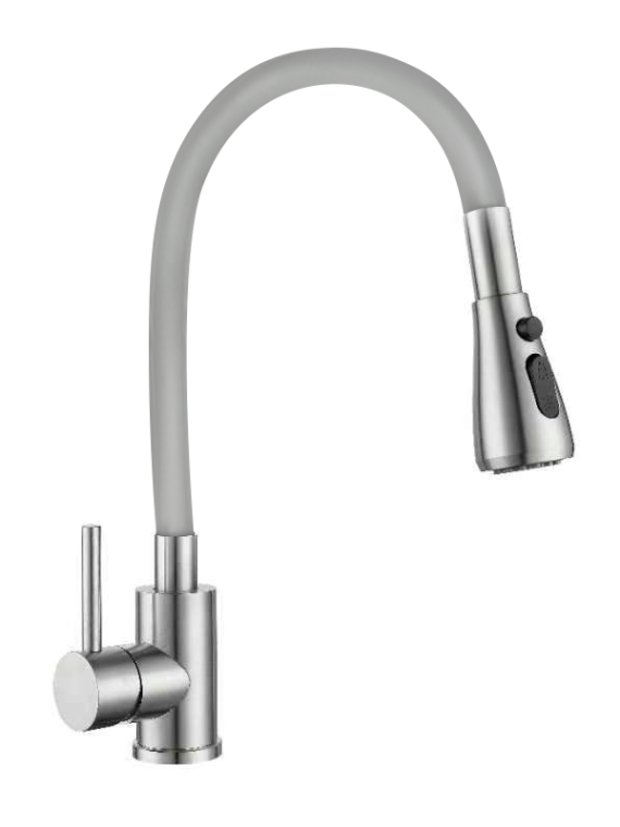 Смеситель для кухни с гибк.изливом 3241609SSG Neosteel