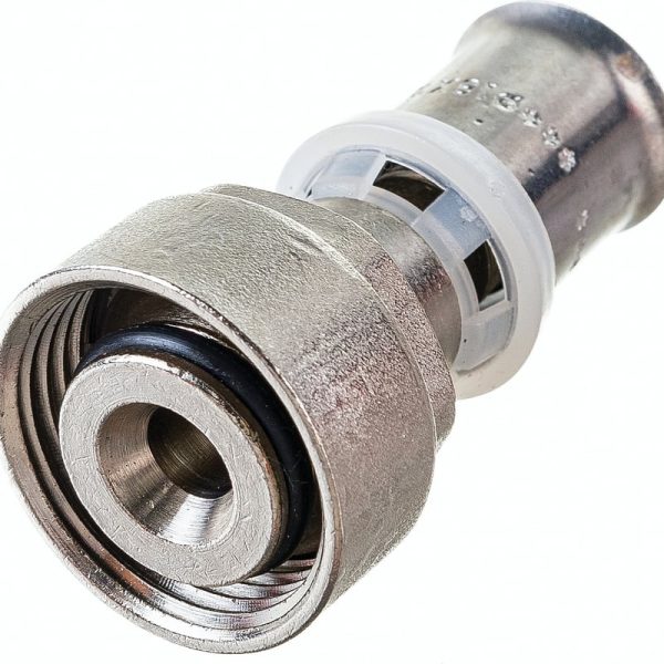 Соединитель коллекторный евроконус/пресс VALTEC, для м./п. трубы 16(2,0) х 3/4 (евроконус)