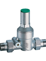 Редуктор давления воды в сис-ме водоснабжения, хром. (без манометра), присоединение американки, 1"