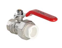 Кран латунный под PPR VALTEC 20х1/2 вн. р. (с полусгоном)